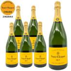 【6本セット】ヴーヴ クリコ イエロー ラベル ポンサルダン ブリュット 白 泡 N.V 正規 箱なし 750ml×6 ヴーヴクリコ ブーブクリコ