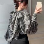 送料無料2〜4日後到着演奏会コーラスブラウスフォーマル白黒格子柄衣装演奏会...