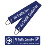 Air Traffic Controller 航空管制官 キーチェーン キーホルダー タグ カラー ブルー 青 Blue フライトタグ Flight tag keychain グッズ goods ITEM