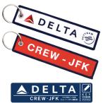 oolKrew Delta Air Lines CREW JFK бирка брелок для ключа полет бирка John Fkeneti международный аэропорт delta AIRBUS BOEING путешествие самолет авиация аэропорт товары item 