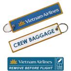 KoolKrew Вьетнам авиация Vietnam Airlines бирка брелок для ключа REMOVE BEFORE FLIGHT полет бирка путешествие самолет авиация товары item 