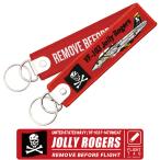 アメリカ海軍 F-14 トムキャット VF-103 ジョリーロジャース タグ キーホルダー RBF F14 tomcat 戦闘機 攻撃機 トップガン フライトタグ 航空 グッズ アイテム