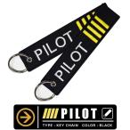 PILOT Pilot цепочка для ключей брелок для ключа бирка цвет черный Black полет бирка TAG бесплатная доставка 