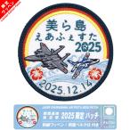 航空自衛隊 美ら島エアーフェスタ 2025 来場記念 限定 パッチ 刺繍 ワッペン 両面 ベルクロ F-15 ブルーインパルス 自衛隊 那覇基地 航空祭 グッズ アイテム