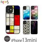 ショッピングiphone13 mini ケース iPhone13 mini ケース 天然貝 背面ケース ikins 天然貝ケース Mondrian アイフォン 13 ミニ ブランド スマホ case