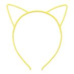 耳付きカチューシャイエロー