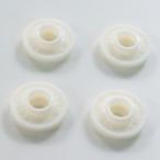 【カネエム製】　プラスチックスナップホック　13mm　ゲンコ（凸）パーツのみ　大入り100個単位　オフホワイト/ブラック