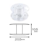 国産 『水平ガマ用ボビン』 6個入り シンガーモナミ用