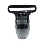 フィッシュクリップ平テープ用 25mm 黒 2個入り
