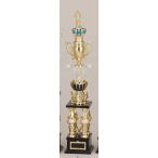 [T351C/N-3] Trophy |4шт.@ стойка | наконечник. металлический кукла | высота 74cm