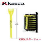 即納あり キャスコ KASCO KIRAスターティー 6本入り 145907 ゴルフ ティー (メール便可能)