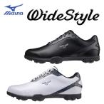 (NEW)(幅広4E) ミズノ ワイドスタイルライト スパイク ゴルフシューズ 51GQ2160 WIDE STYLE  MIZUNO