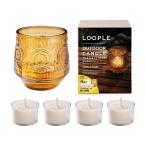 LOOPLE ループル OUTDOOR キャンドル メダリオン アンバー