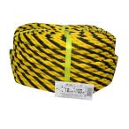 ロープ PE 標識ロープ 巻物 軽量タイプ #12×100m Y12#-100 ユタカメイク ロープ 荷造り紐 カラーロープ 梱包紐 紐 トラロープ PEロープ ポリエチレン