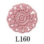 o обод Pas производства .(Olympus Thread)emi- grande biju- нить для кружев . маленький Col.L160 розовый серия 25g примерно 110m