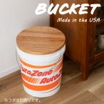 AZUMAYA(東谷) バケツ ゴミ箱 おしゃれ アメリカ製 収納 軽量 ポリエチレン ホワイト φ30.5×H35cm｜US-5GLWH(0052948955263)