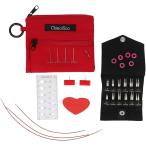 ChiaoGoo（チャオグー）ツイスト ショーティーズ ステンレス製 交換式編み針セット（ミニチップ＆クセがつかないケーブル付き） TWIST 5+8cm 2.00-3.25mm