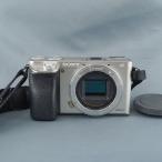 SONY α6000 ILCE-6000 ボディ USED美品 本体＋バッテリー最新ファームウェアアップデート済 APS-C シルバー ソニー 完動品 CP6426
