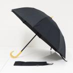 ショッピングused サンバリア100 完全遮光折日傘 USED美品 2段折 無地 ブラック 黒 シンプル UVカット 遮熱 折りたたみ 50cm F9496