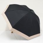 ショッピングused 完全遮光日傘 サンバリア100 USED美品 Lサイズ コンビ ブラック ピンク 寒竹手元 遮熱 UVカット 60cm S3518