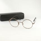  очки JINS Modern Rim Metal USED прекрасный товар UMF-22A-209AL раунд metal рама с футляром Gin z I одежда б/у X6802