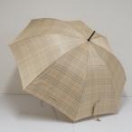 傘 BURBERRY バーバリー USED品 ベージュ 定番チェック 高級 ブランド ロゴ 手開き式 ベージュ 60cm S2702