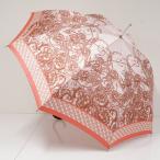 耐風傘 GHERARDINI ゲラルディーニ USED美品 ローズ ピンク 日本製 木製手元 グラス骨 軽量 60cm A2894