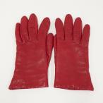  перчатки Ralph Lauren Ralph Lauren USED товар кожа кожа женский красный X8364