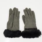  перчатки FURLA Furla USED товар женский перчатка с мехом серый бренд лента X8405