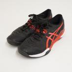 ASICS アシックス ハンドボールシューズ USED品 ブラスト FF 2 ブラック×エレクトリックレッド 1073A037 26.0cm メンズ X8725