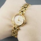 ショッピングused SEIKO EXCELINE 4N20-1070 レディース腕時計 USED超美品 セイコー エクセリーヌ ゴールド 完動品 X9401