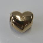 PANDORA Be Love Heart очарование 10mm USED прекрасный товар хлеб гонг средний 14K Gold pre -ting аксессуары женский X0798