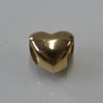 PANDORA Heart Mini очарование 7mm USED прекрасный товар хлеб гонг маленький 14K Gold pre -ting аксессуары женский X0799