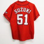 Hiroshima Toyo Carp Suzuki ... номер 51 высокий качество форма USED прекрасный товар DESCENTE Descente NPB Professional Baseball сопутствующие товары visitor X0698