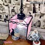 ステンドグラスランプ猫のステンドグ...