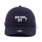 ニューエラ NEW ERA 13073346 9TWENTY Peanuts NEW YORK CITY ジョー・クール 王冠 ネイビー 帽子 CAP キャップ