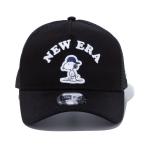 ニューエラ NEW ERA 13073331 9FORTY 9FORTY A-Frame トラッカー Peanuts スヌーピー キャップ ブラック キャップ 帽子 CAP