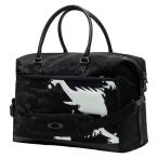  Oacley OAKLEY FOS902001 SKULL BOSTON BAG 18.0 BLACK PRINT(00G) Skull сумка "Boston bag" Golf 