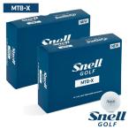 ゴルフボール スネルゴルフ SNELL GOLF MTB-X ホワイト 2ダース 24球
