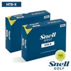 ゴルフボール スネルゴルフ SNELL GOLF MTB-X イエロー 2ダース 24球