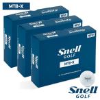 ゴルフボール スネルゴルフ SNELL GOLF MTB-X ホワイト 3ダース 36球