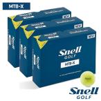 ゴルフボール スネルゴルフ 2019 SNELL GOLF MTB-X イエロー 3ダース 36球