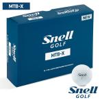 ゴルフボール スネルゴルフ SNELL GOLF MTB-X ホワイト 5ダース 60球