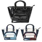 トミーヒルフィガー TOMMY HILFIGER THMG5FT1 エナメル スポーツ ROUND BAG ラウンドトート ゴルフ ミニトート