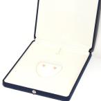 アクセサリーケース パールキーパー2点用 ネックレスとイヤリングピアス 真珠の劣化を防ぐ高機能パールネックレスケース ネイビー色と茜色