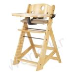 送料無料！Keekaroo Height Right High Chair with Tray, Natural by Keekaroo [並行輸入品]