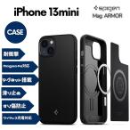 Spigen iPhone13mini ケース Magsafe対応 ワイヤレス充電対応 耐衝撃 ACS03680 マットブラック