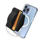  смартфон футляр для карточек MagSafe соответствует подставка c функцией падение предотвращение бирка patch установка и снятие простой Sinjimoru M-BGrip черный 