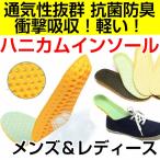 ハニカムインソール 中敷き 衝撃吸収 抗菌 防臭 底の薄い靴 ウォーキング 立ち仕事 スニーカー 長靴 安全靴