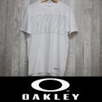 [ новый товар ]19 OAKLEY AT19 SS TEE.01 - WHITE - L стандартный товар футболка . пот скорость . нижнее бельё 